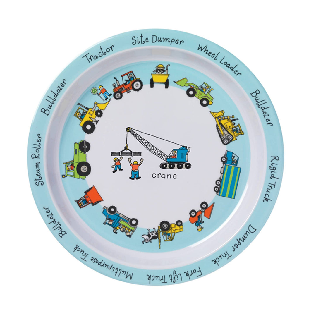 Kids Trucks Melamine Plate