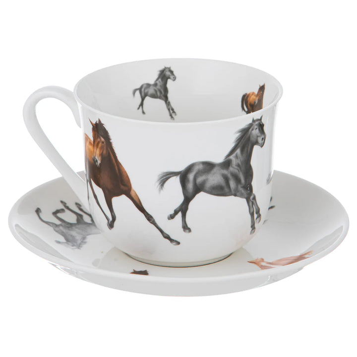 Ashdene Horses by Charlotte Cup & Saucer