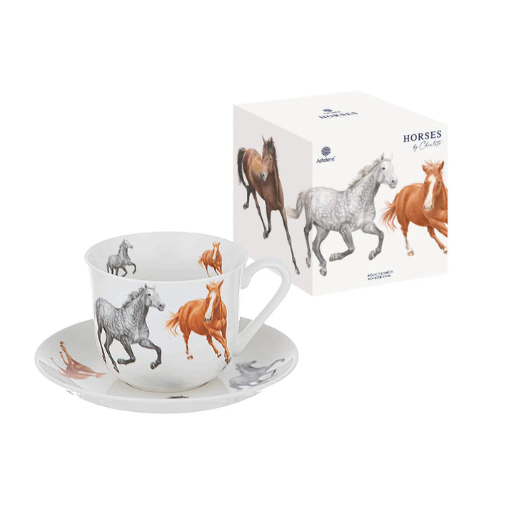 Ashdene Horses by Charlotte Cup & Saucer