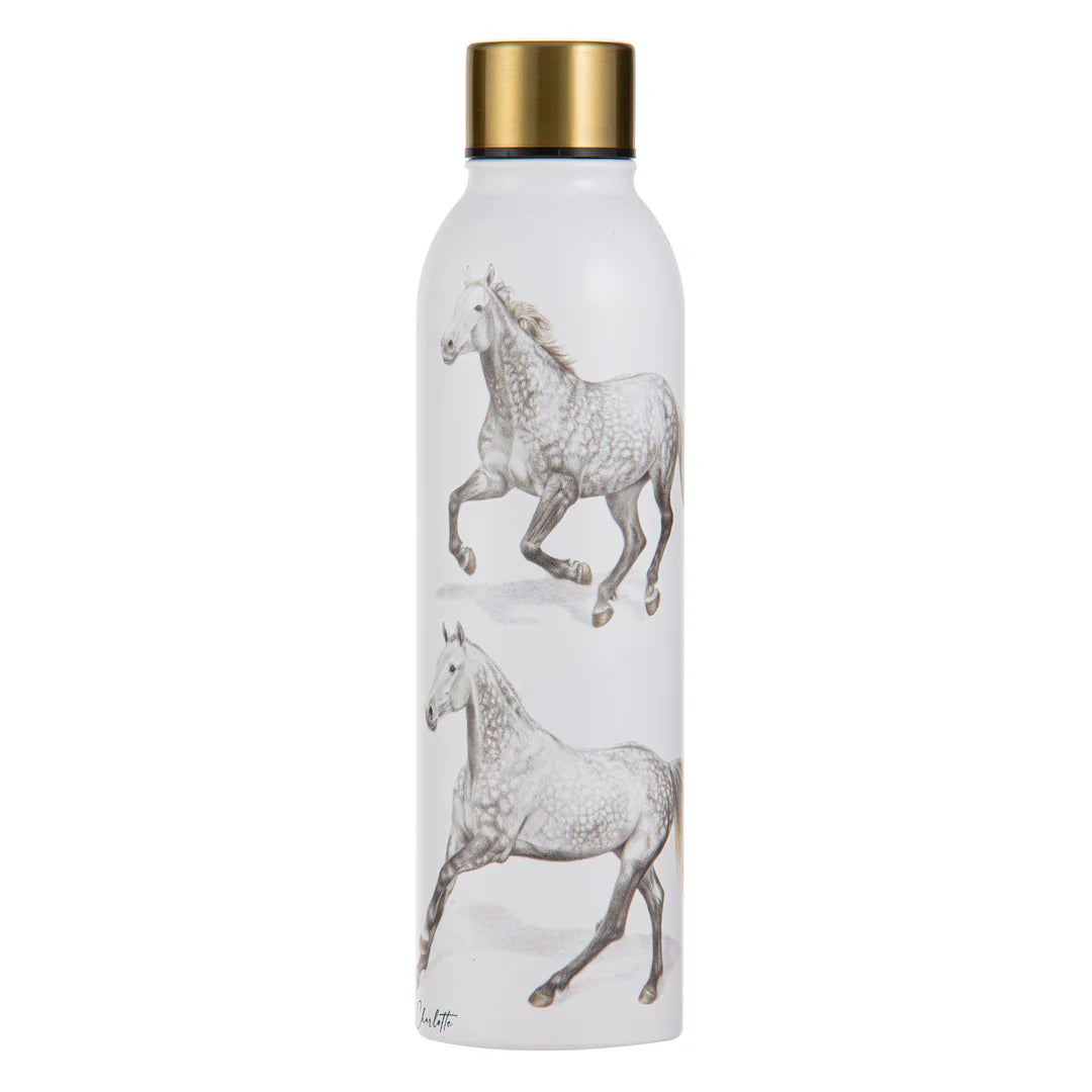 Ashdene Horses by Charlotte Grey Drink Bottle