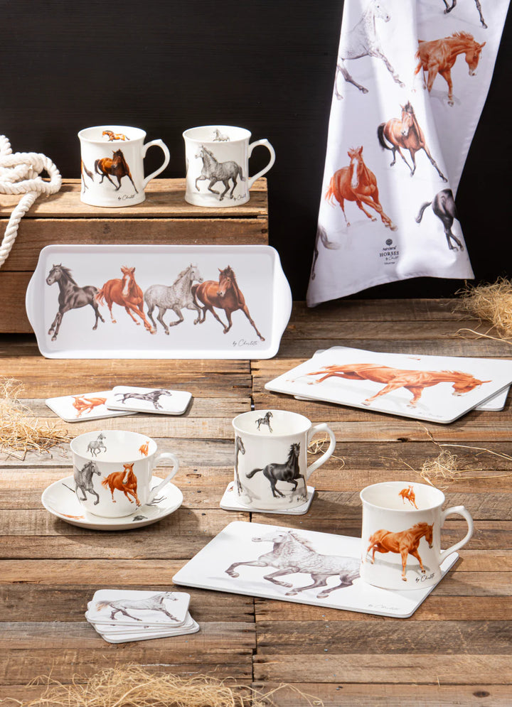 Ashdene Horses by Charlotte 2 Pack Tea Towels