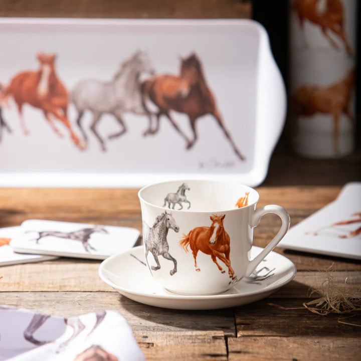 Ashdene Horses by Charlotte Cup & Saucer