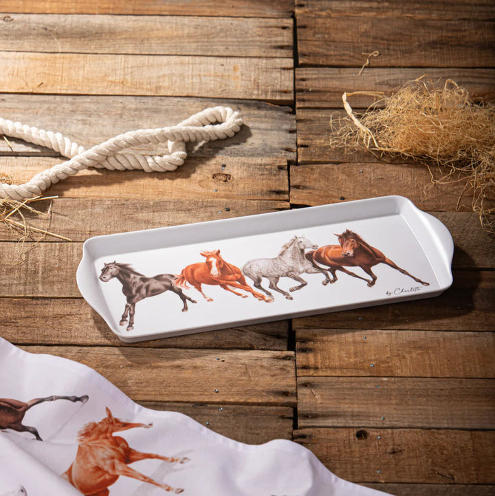 Ashdene Horses by Charlotte Sandwich Tray
