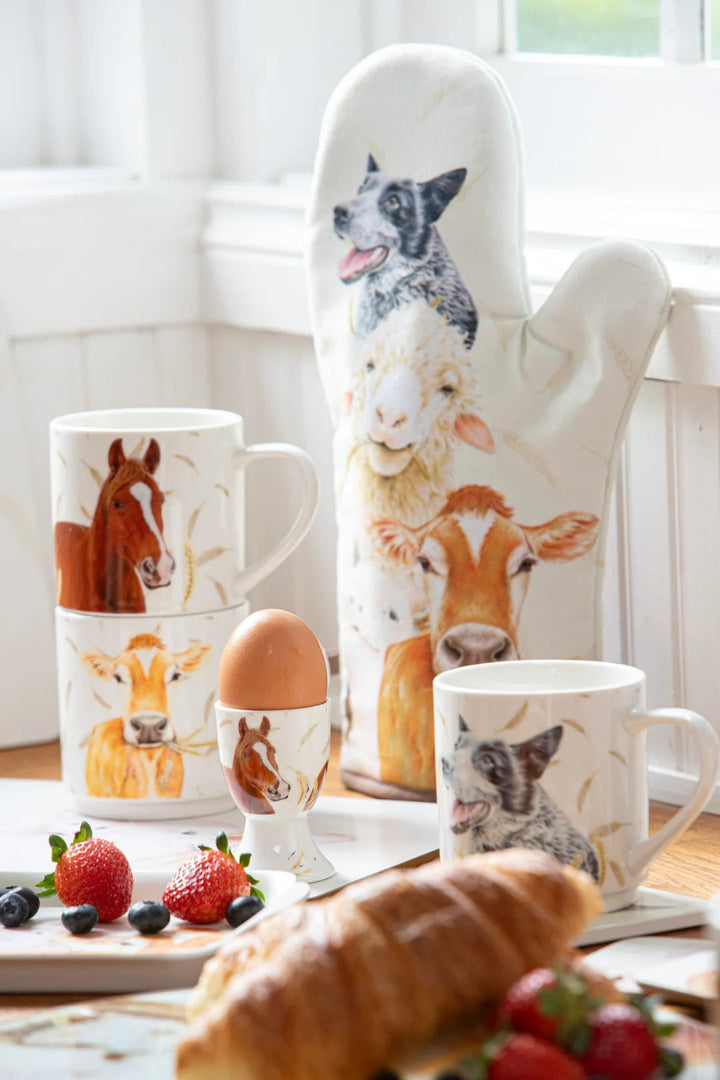 Ashdene Farm Yard Faces 2 Oven Mitt - The Glamorous Grub