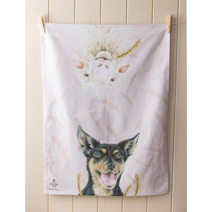 Ashdene Farm Yard Faces 2pk Tea Towel Set - The Glamorous Grub