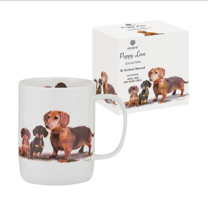 Ashdene Puppy Love Dachshund Mug - The Glamorous Grub