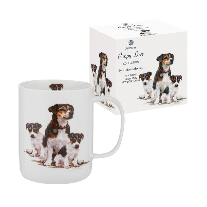 Ashdene Puppy Love Jack Russel Mug - The Glamorous Grub