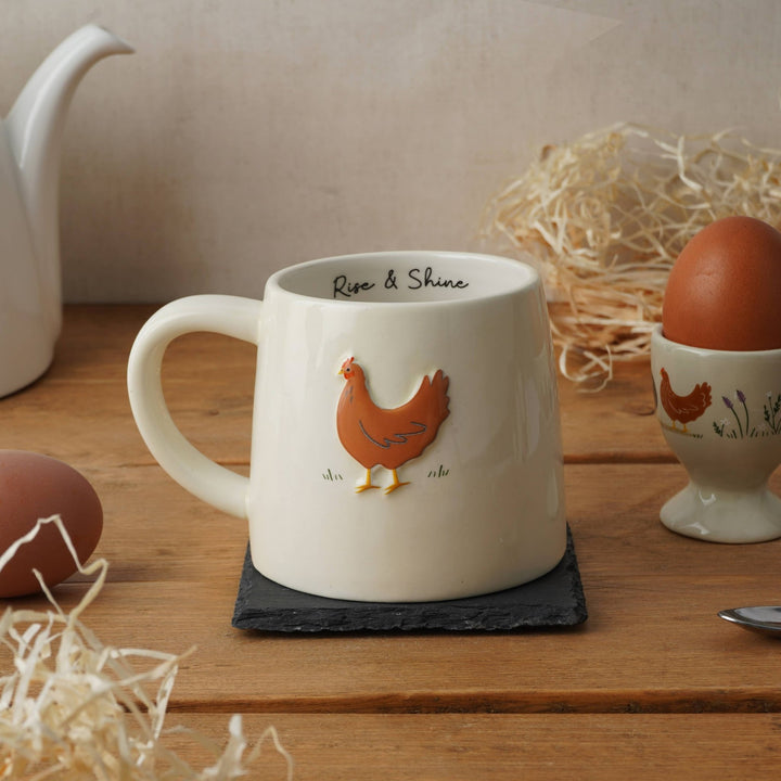 Bramble Farm Chicken Stoneware Mug In Gift Box - back in stock soon - The Glamorous Grub