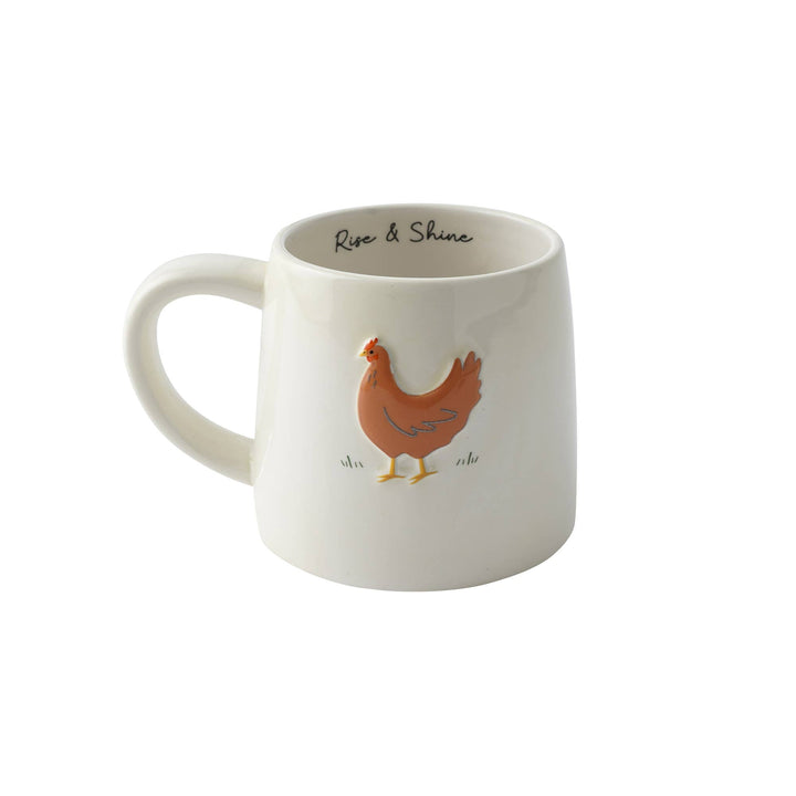 Bramble Farm Chicken Stoneware Mug In Gift Box - back in stock soon - The Glamorous Grub