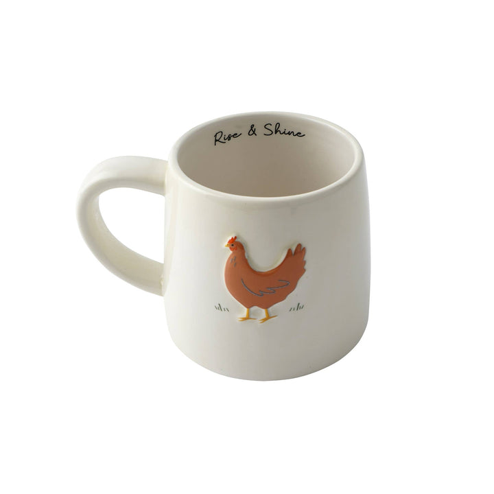 Bramble Farm Chicken Stoneware Mug In Gift Box - back in stock soon - The Glamorous Grub