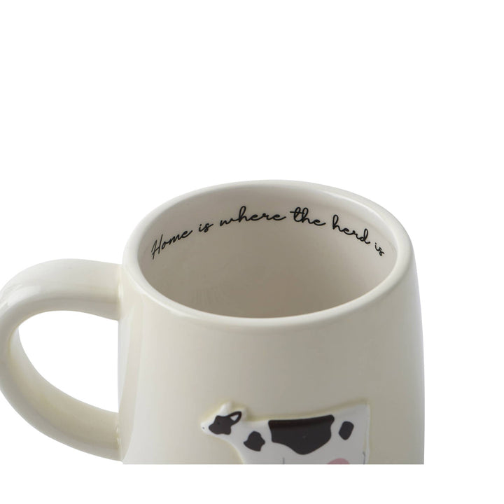 Bramble Farm Cow Stoneware Mug In Gift Box - back in stock soon - The Glamorous Grub