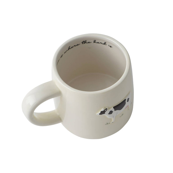 Bramble Farm Cow Stoneware Mug In Gift Box - back in stock soon - The Glamorous Grub