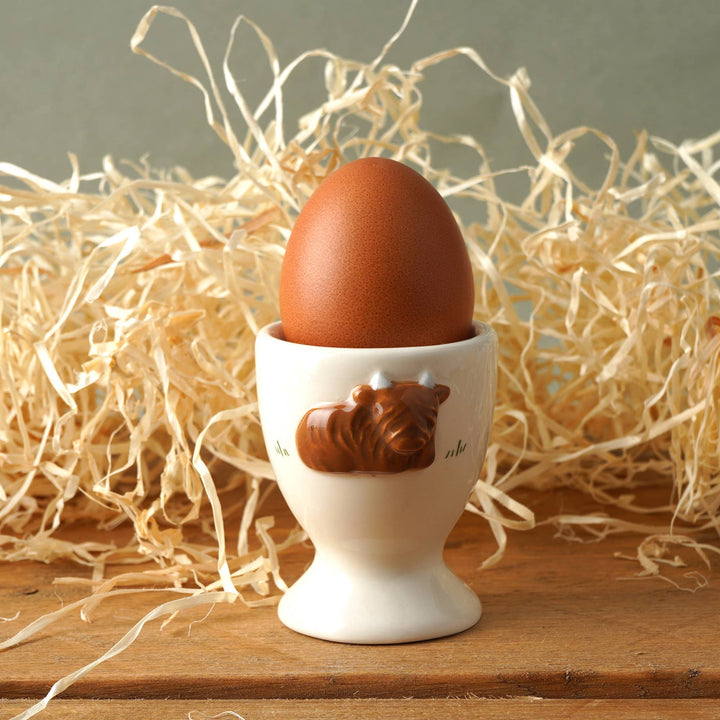 Bramble Farm Highland Cow Egg Cup In Gift Box - back in stock soon - The Glamorous Grub