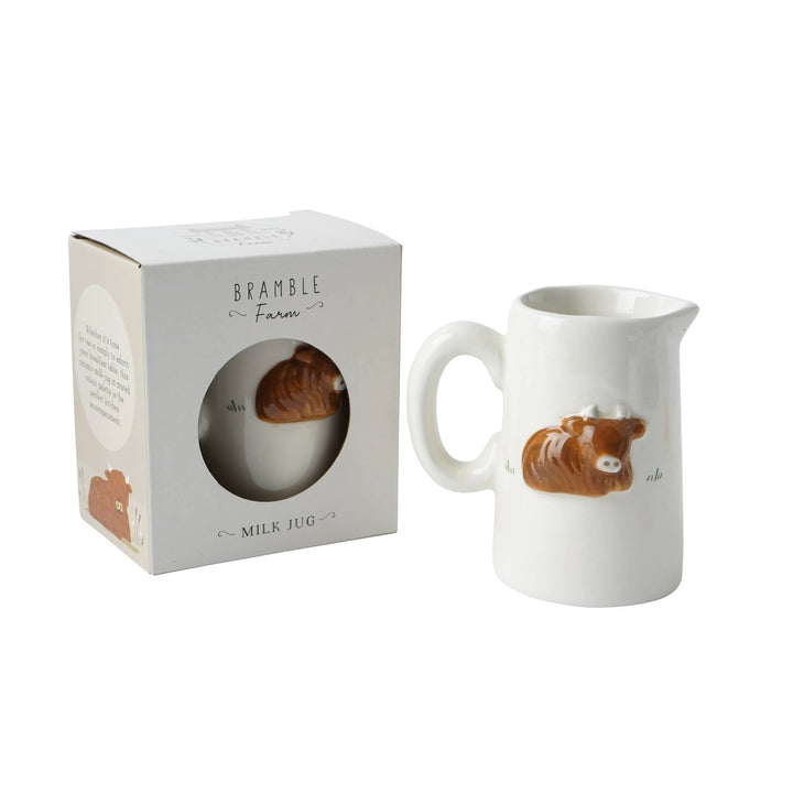 Bramble Farm Highland Cow Milk Jug in Gift Box - back in stock soon - The Glamorous Grub