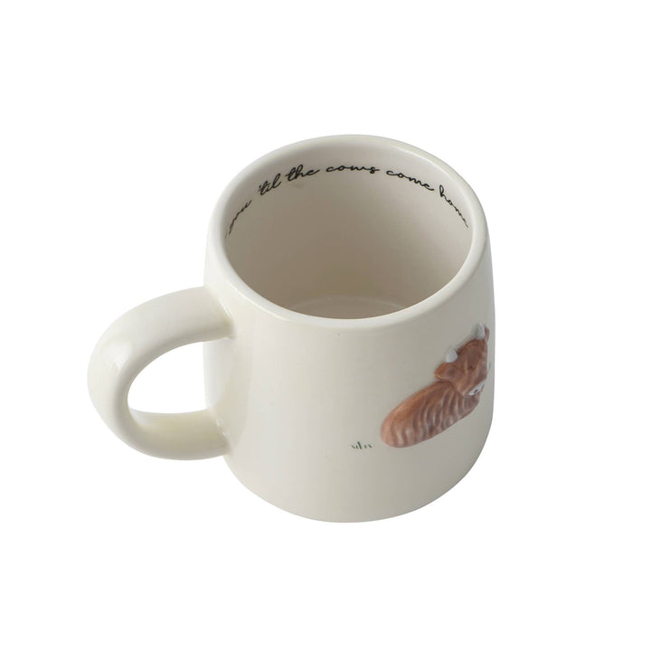 Bramble Farm Highland Cow Stoneware Mug In Gift Box - back in stock soon - The Glamorous Grub