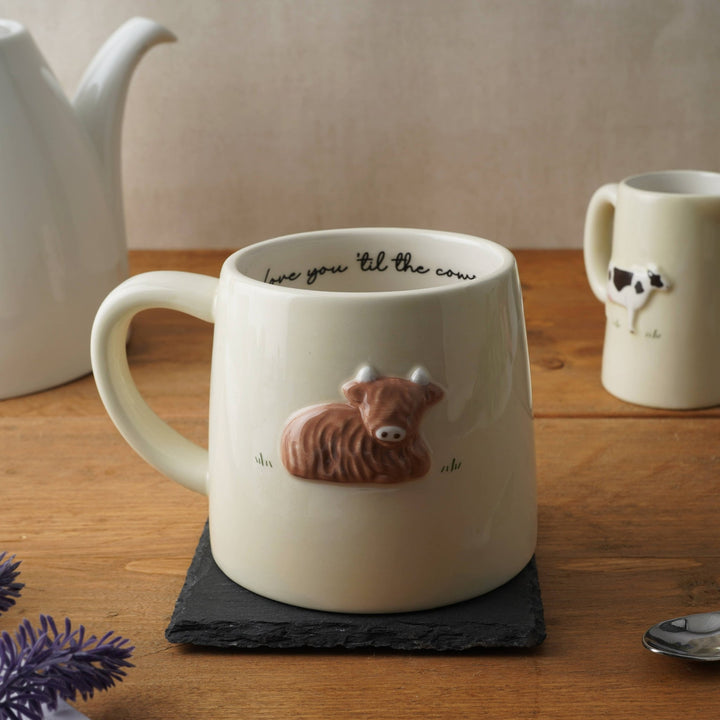 Bramble Farm Highland Cow Stoneware Mug In Gift Box - back in stock soon - The Glamorous Grub