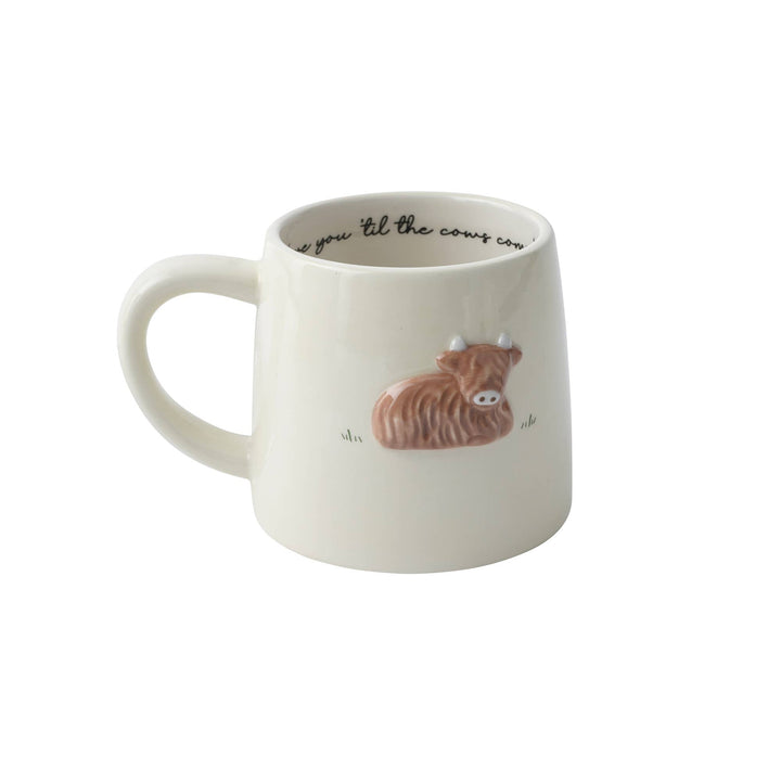 Bramble Farm Highland Cow Stoneware Mug In Gift Box - back in stock soon - The Glamorous Grub