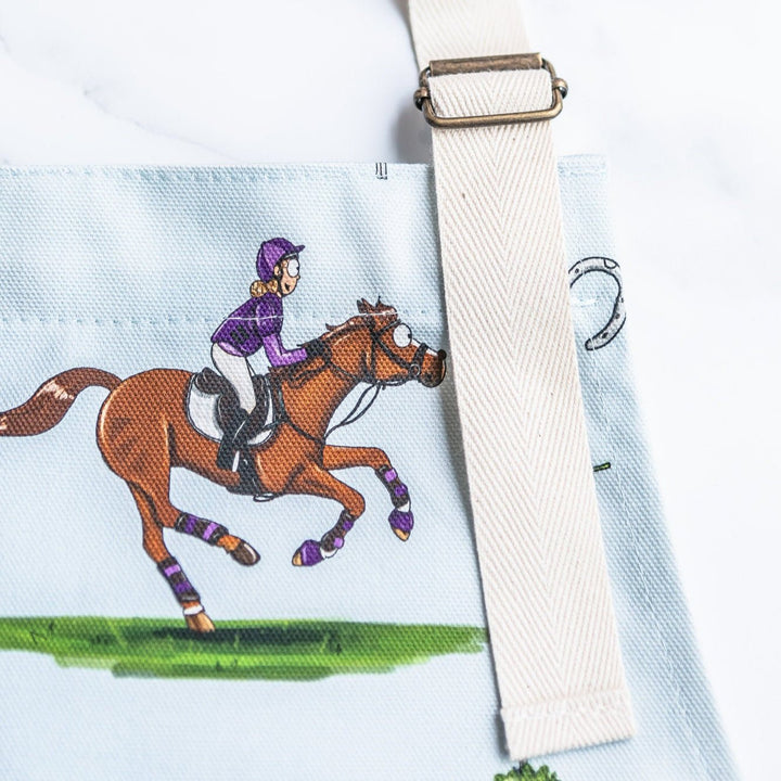 'Cross Country’ Cotton Apron - The Glamorous Grub
