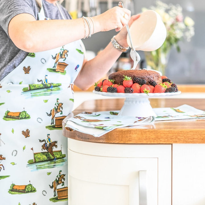 'Cross Country’ Cotton Apron - The Glamorous Grub