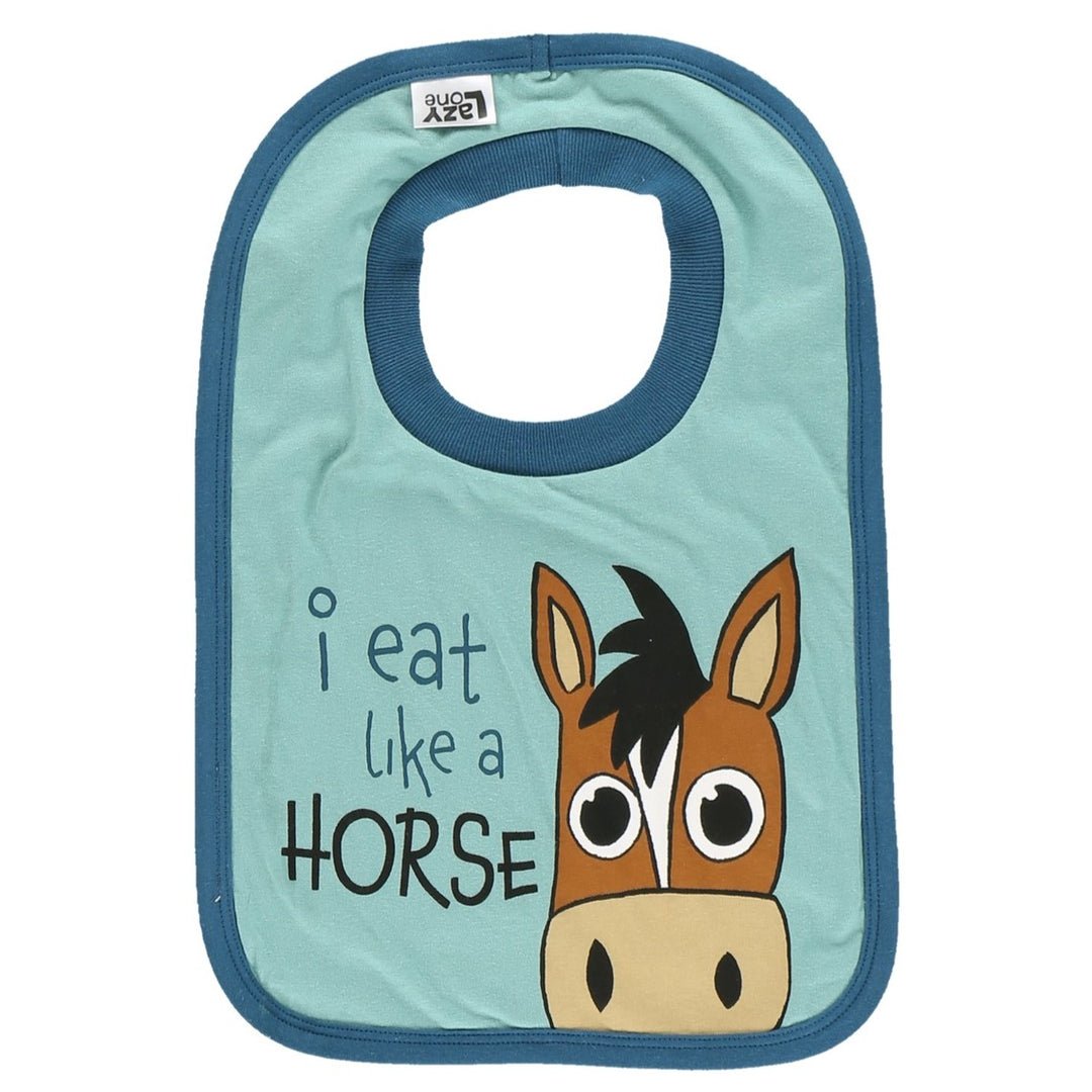 Eat Like A Horse Bib - The Glamorous Grub