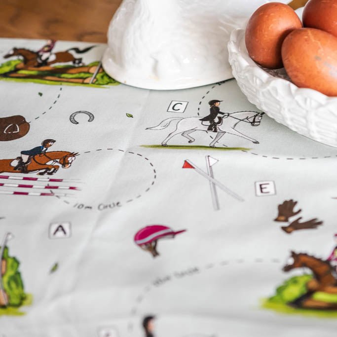 ‘Eventing’ Tea Towel - The Glamorous Grub
