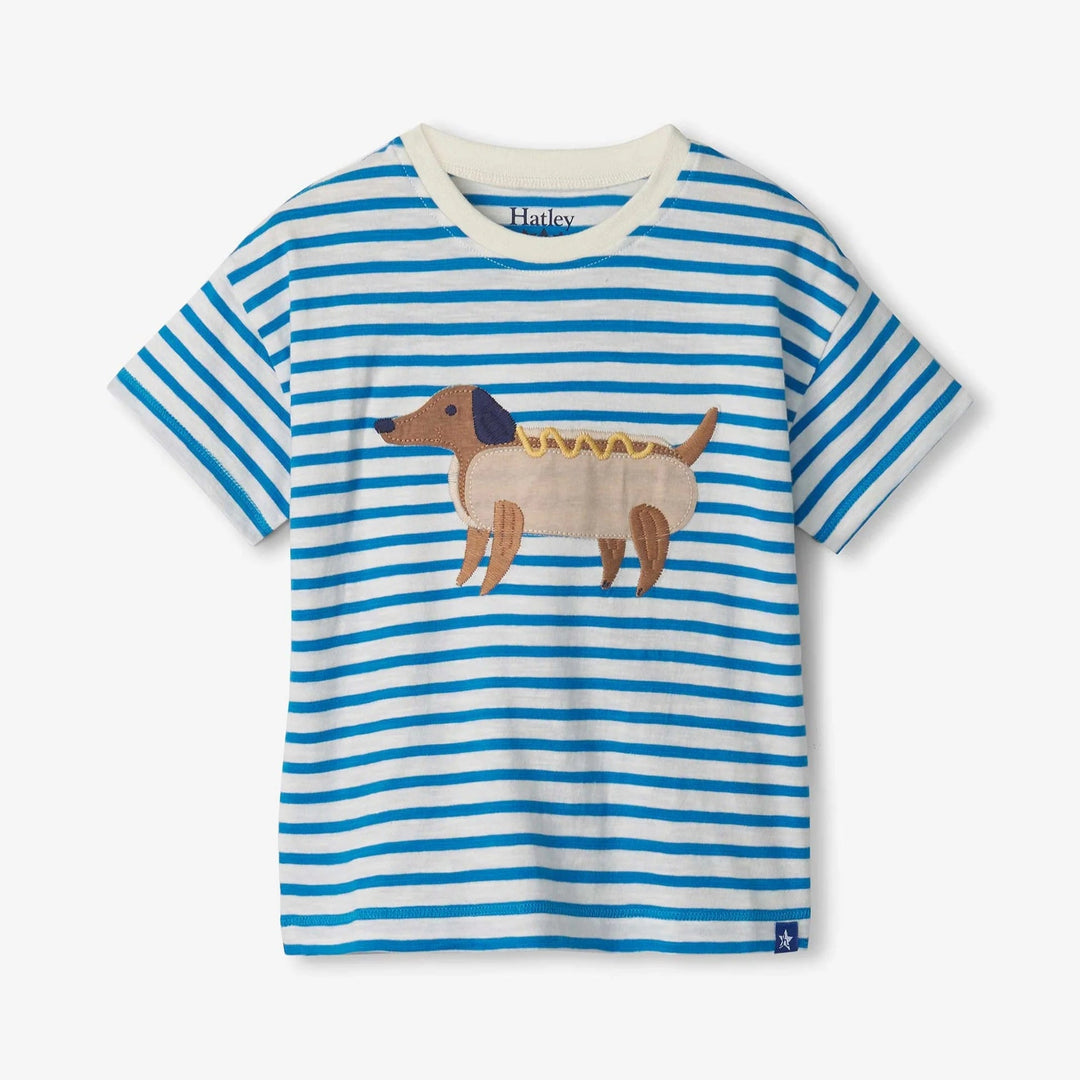 Hatley Hot Dog Slouchy Tee - The Glamorous Grub