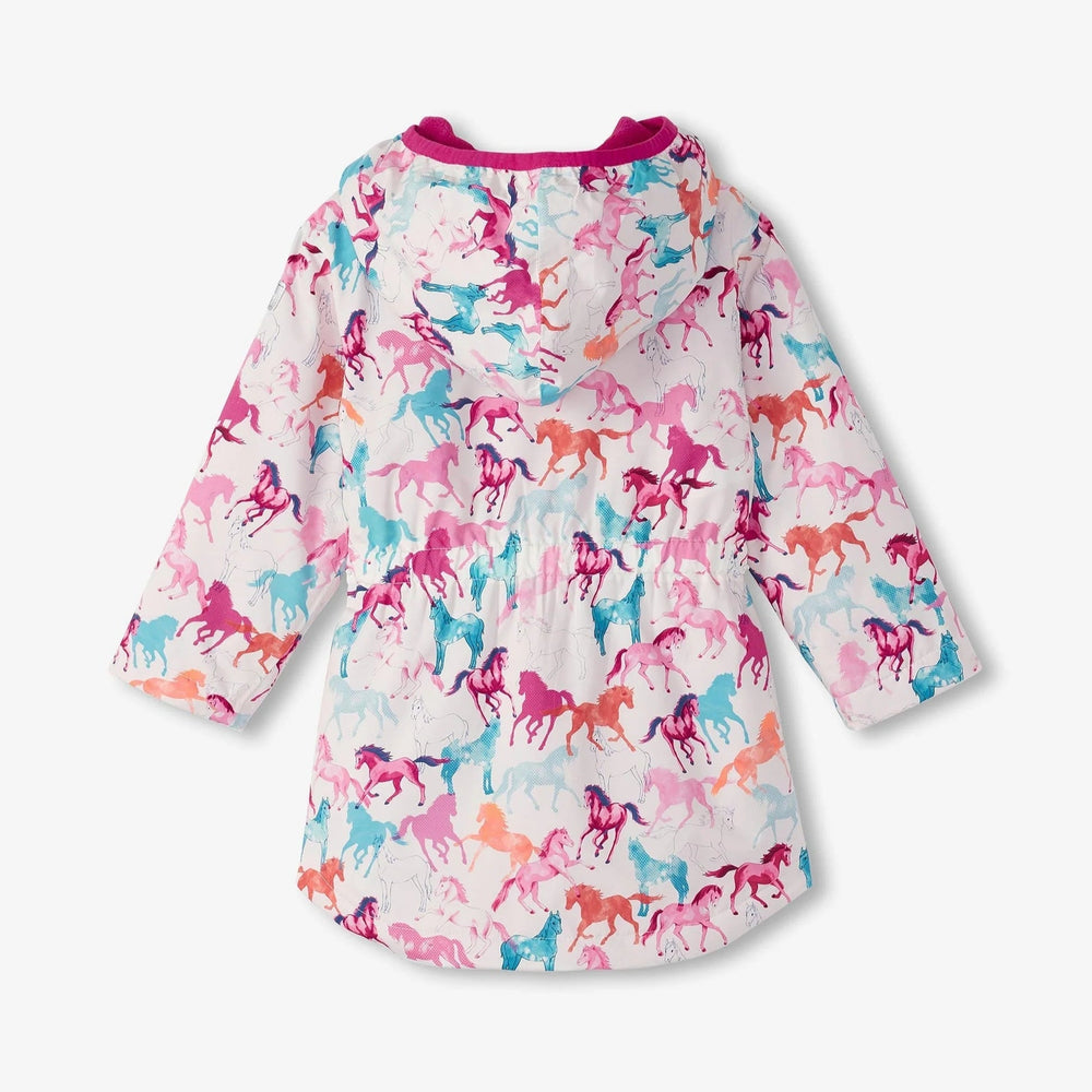 Hatley Magical Horses Zip - Up Rain Jacket - The Glamorous Grub