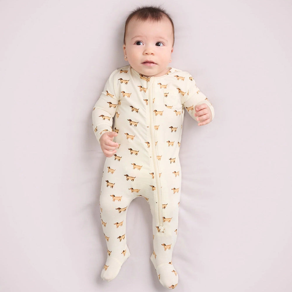 Hatley Mini Hot Dogs Classic Zip Footy - The Glamorous Grub