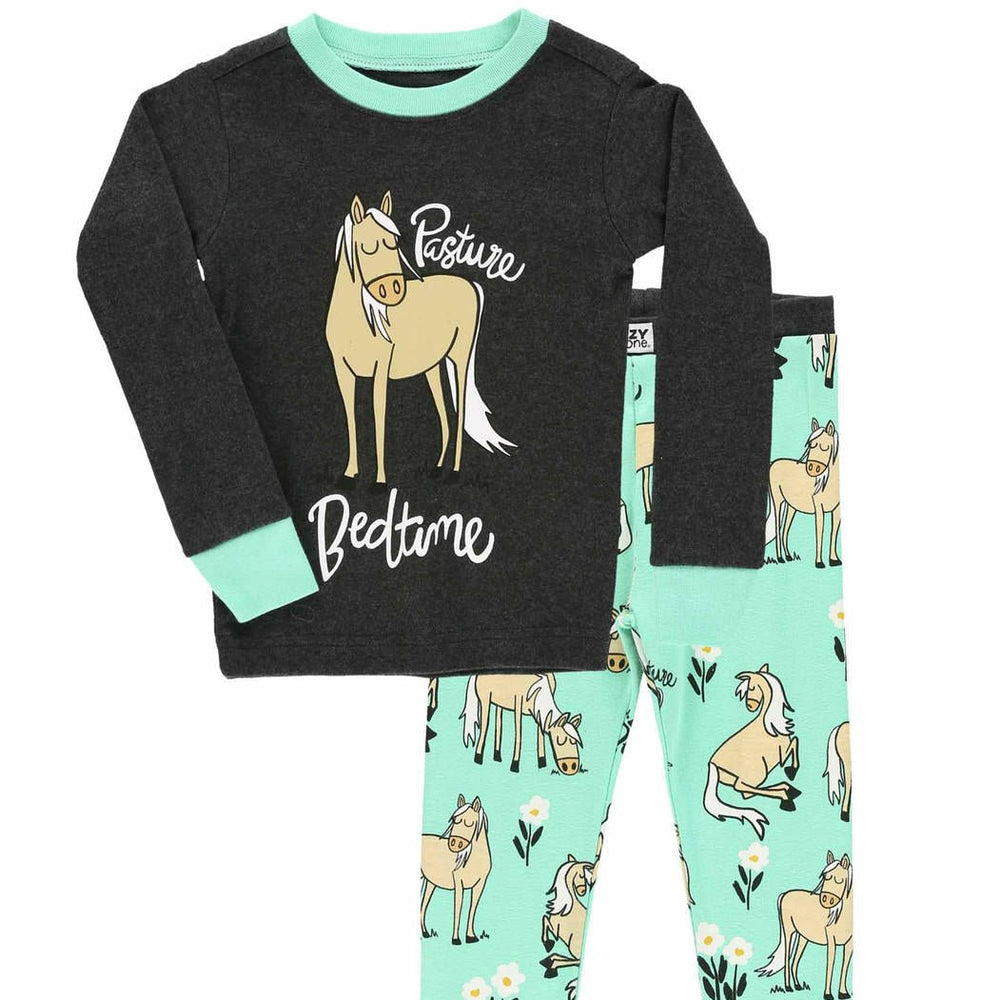 Kids Pasture Bedtime Pajamas - Mint - The Glamorous Grub