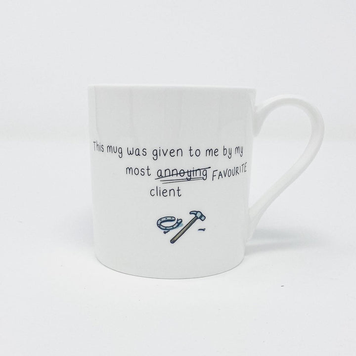 My Favourite Client – Fine Bone China Mug - The Glamorous Grub