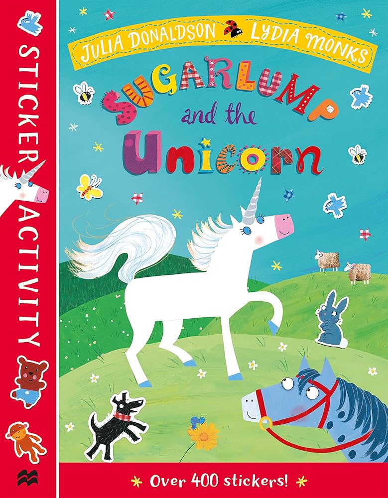 Sugarlump and the Unicorn (Sticker book) - The Glamorous Grub