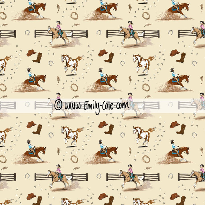 'Western’ Cotton Apron - The Glamorous Grub