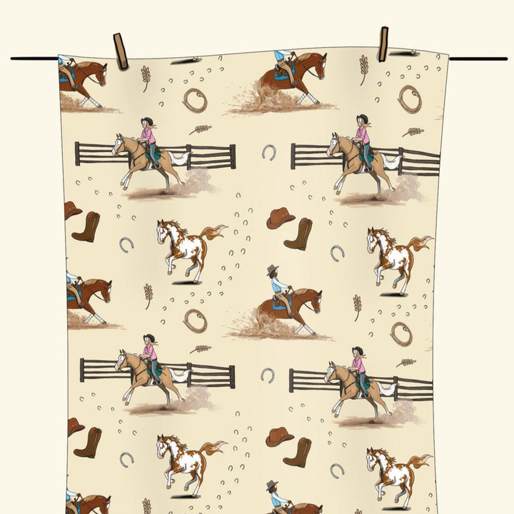 'Western' Tea Towel - The Glamorous Grub