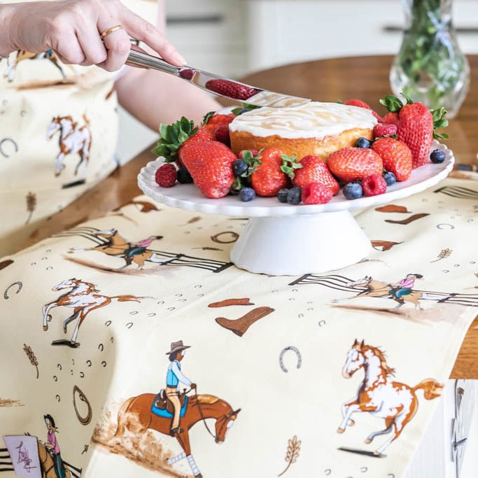 'Western' Tea Towel - The Glamorous Grub