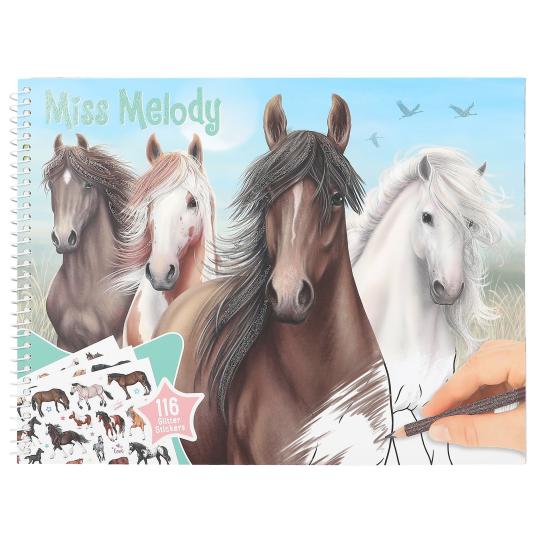 Miss Melody Colouring Book