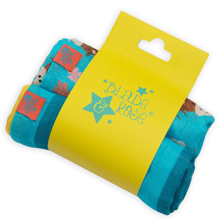 Bonnie Highland Cow Muslin Bibs & Squares