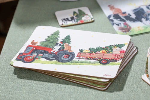 Ashdene Christmas at the Farm 6Pk Placemats