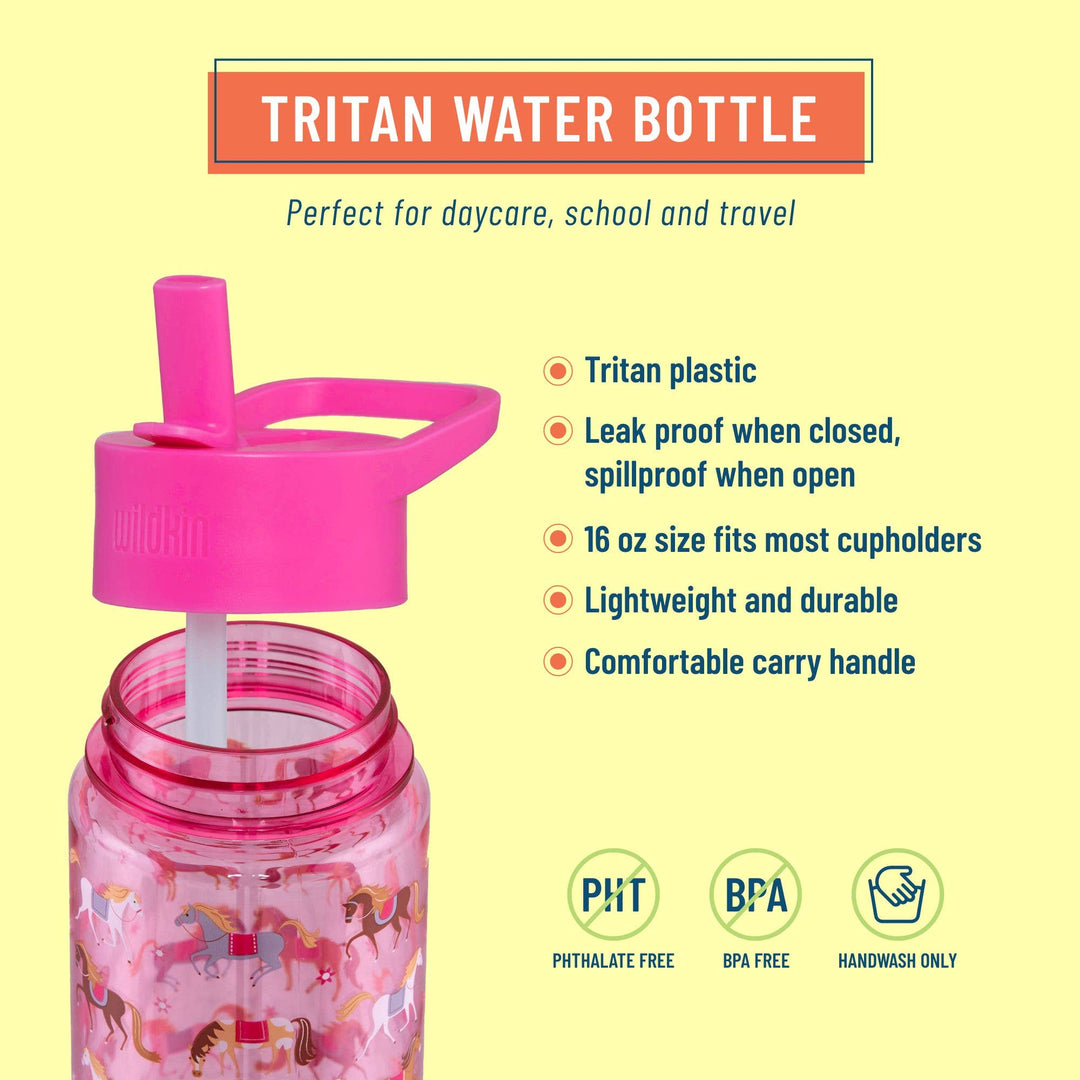 Horses 16 oz Tritan Water Bottle
