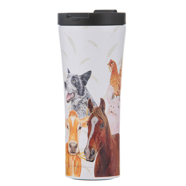Ashdene Farm Yard Faces 2 Travel Mug
