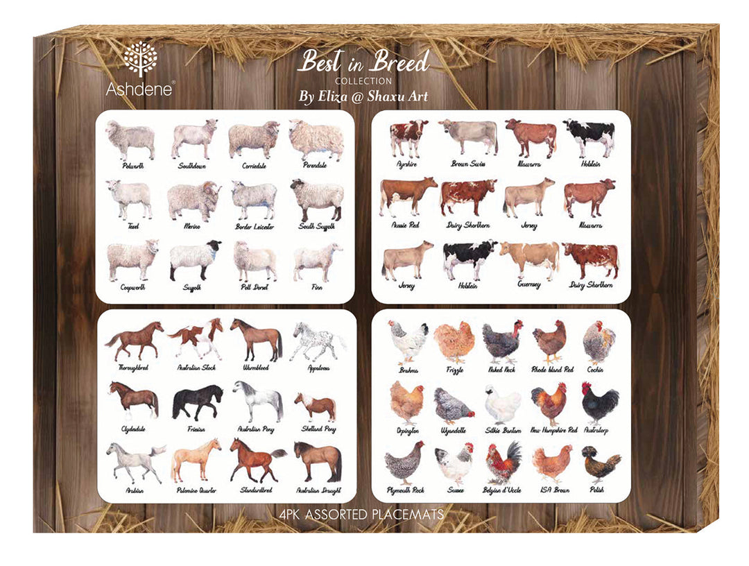 Ashdene Best in Breed 6 Pack Placemats