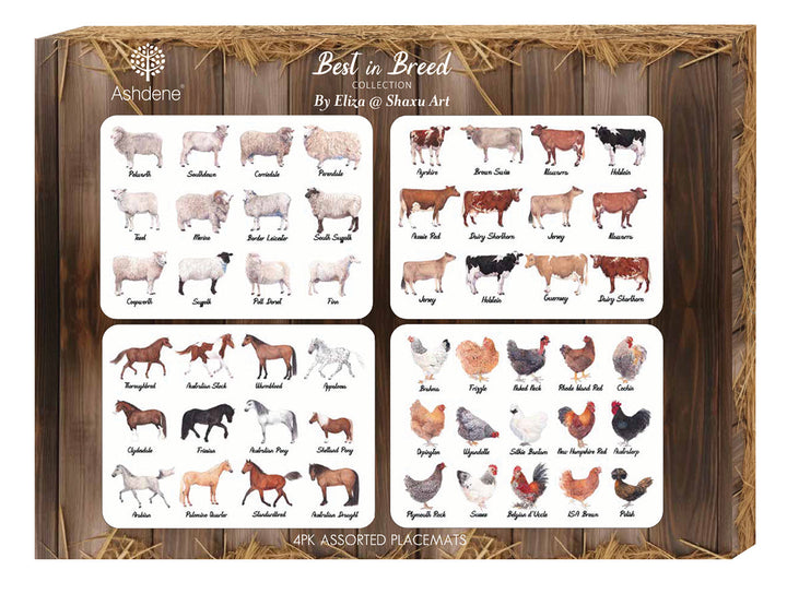 Ashdene Best in Breed 6 Pack Placemats