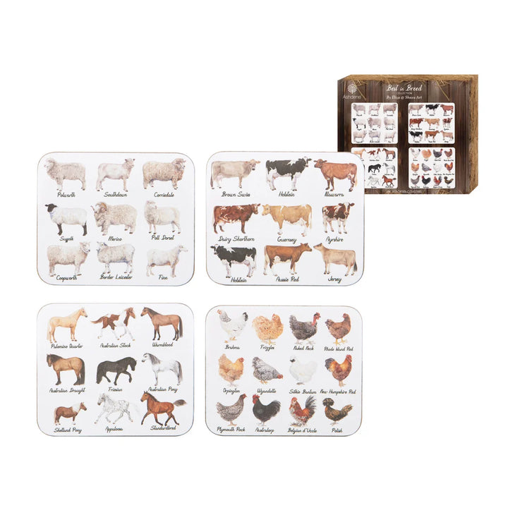 Ashdene Best in Breed 6 Pack Coasters