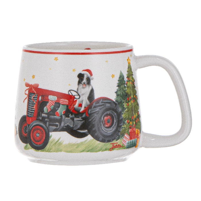 Ashdene Christmas at the Farm Tractor Mug