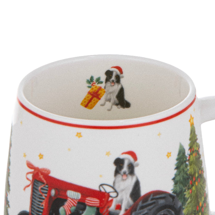 Ashdene Christmas at the Farm Tractor Mug