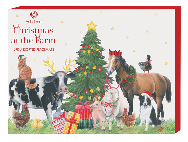 Ashdene Christmas at the Farm 6Pk Placemats