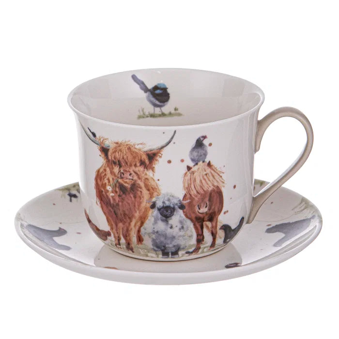 Ashdene Paddock Pals Cup &amp; Saucer Gift Set