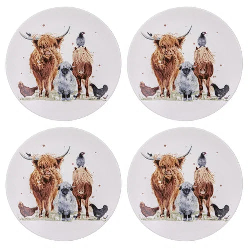 Ashdene Paddock Pals Side Plates - Set of 4