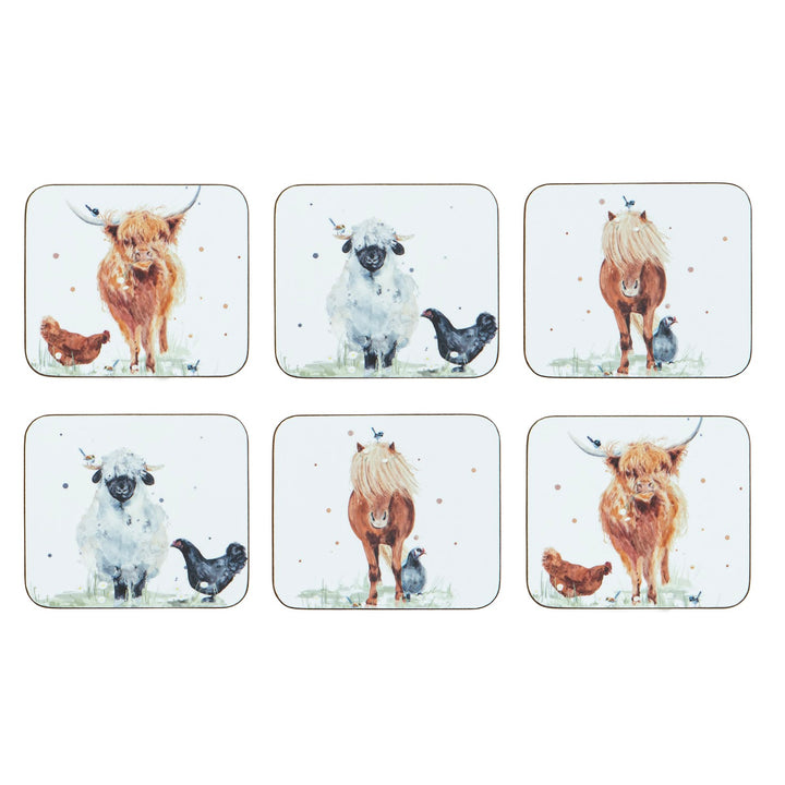 Paddock Pals - Set of 6 Coasters