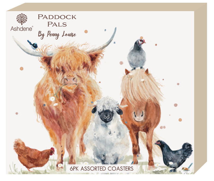 Paddock Pals - Set of 6 Coasters