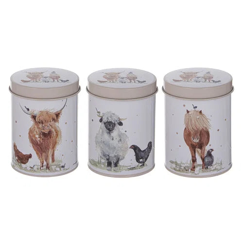 Ashdene Paddock Pals 3pc Canister Set